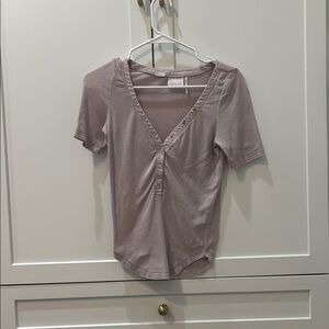 Urban Outfitters Out From Under Everyday Snap Henley Top
